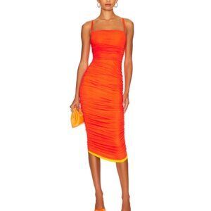 Simon Miller Jota Dress in Poppy Orange Sleeveless XS NWT